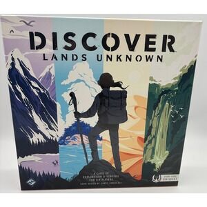 Discover Lands Unknown Board Game Fantasy Game Open Box Sealed Pieces 2018